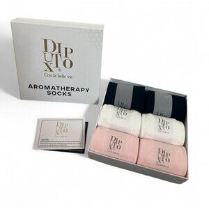 Diputox Aromatherapy 6pair Pilates Ankle Grippy Socks 3 Colors New In Box